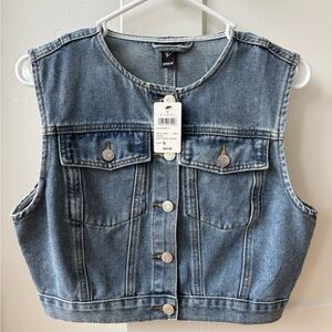 Windsor Light Blue Denim Vest
